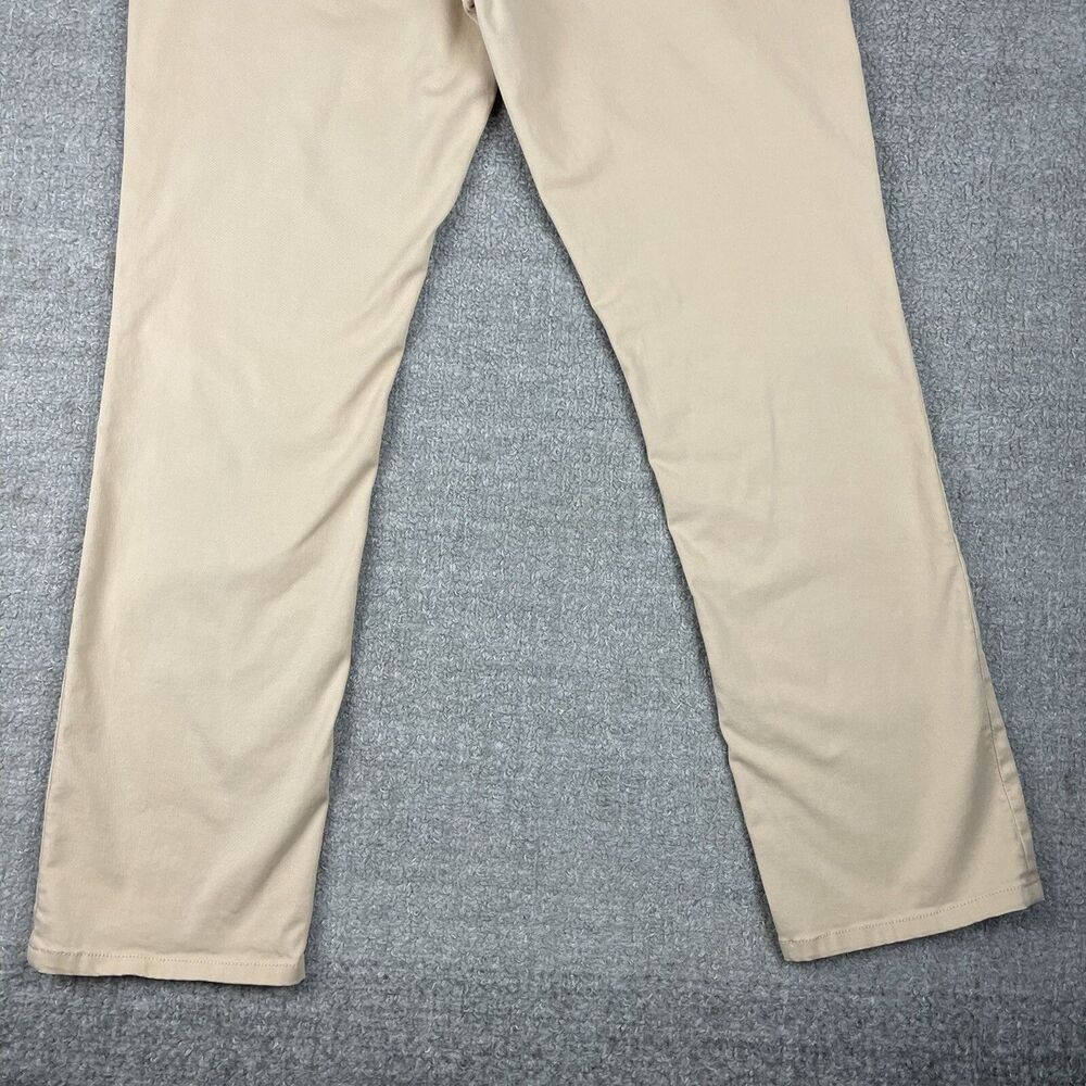 Paige Jeans Mens 34 Normandie Tan Japanese Twill Chino Straight - Picture 8 of 16